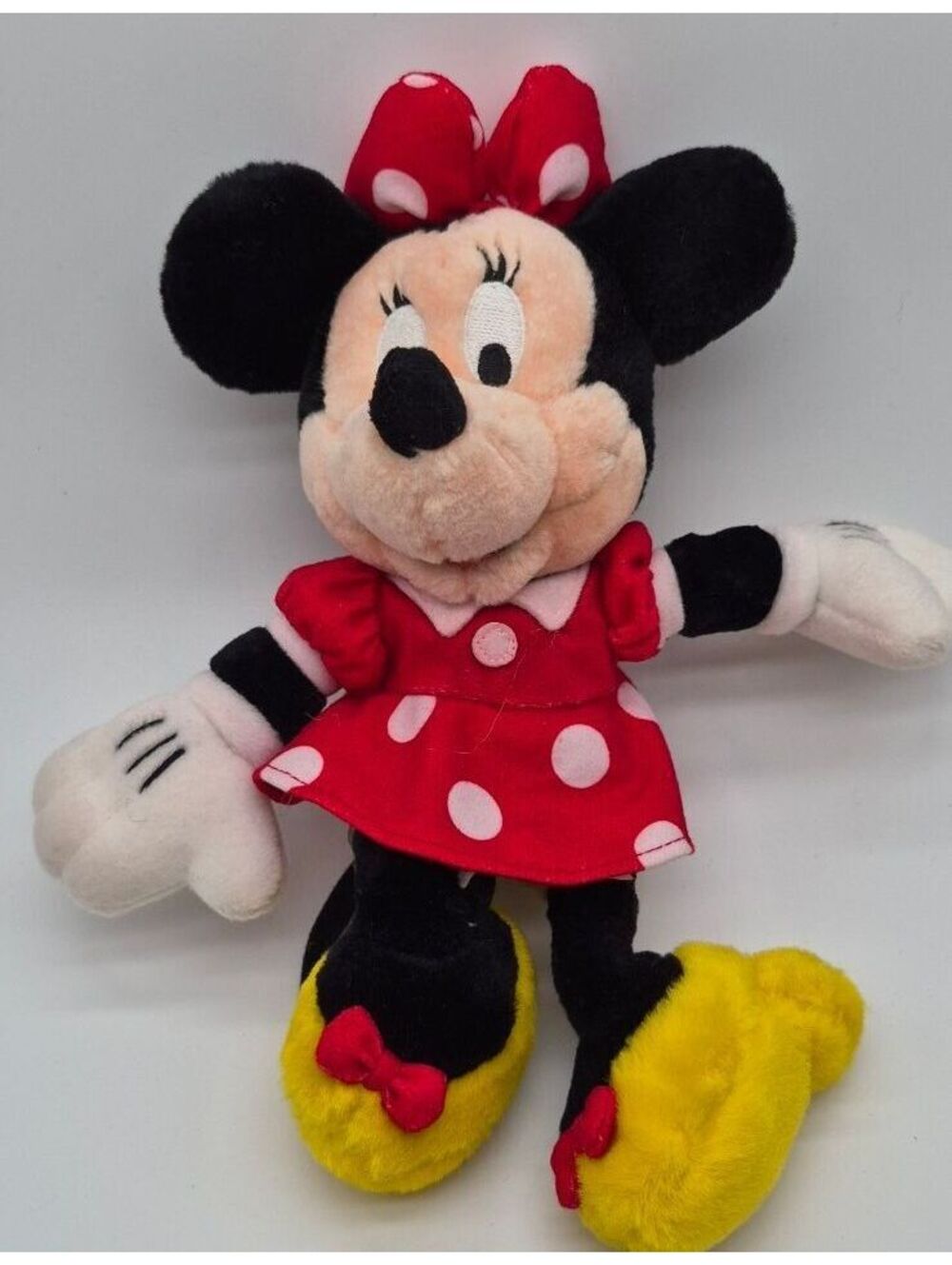 Disney Parks Minnie Mouse 10" Plush Red Polka Dot Dress